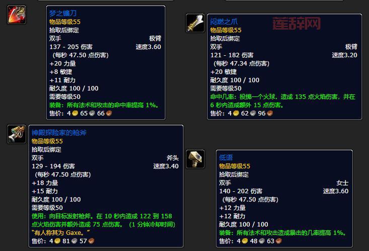 魔兽世界黑暗深渊掉落：探索赛季BOSS装备一览