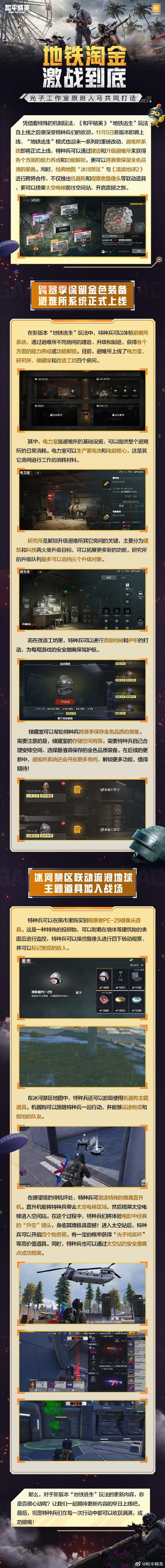 和平精英国际服地铁逃生下载，最新版本看这里！