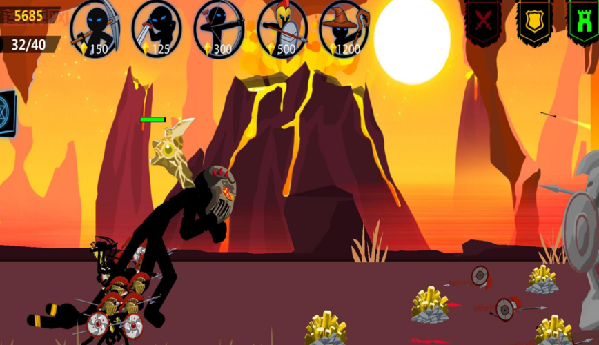 玩火柴人战争9999999钻石版，体验土豪的感觉！