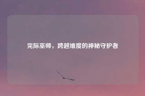 完际巫师，跨越维度的神秘守护者